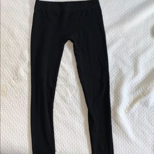 Black thick non see through leggings